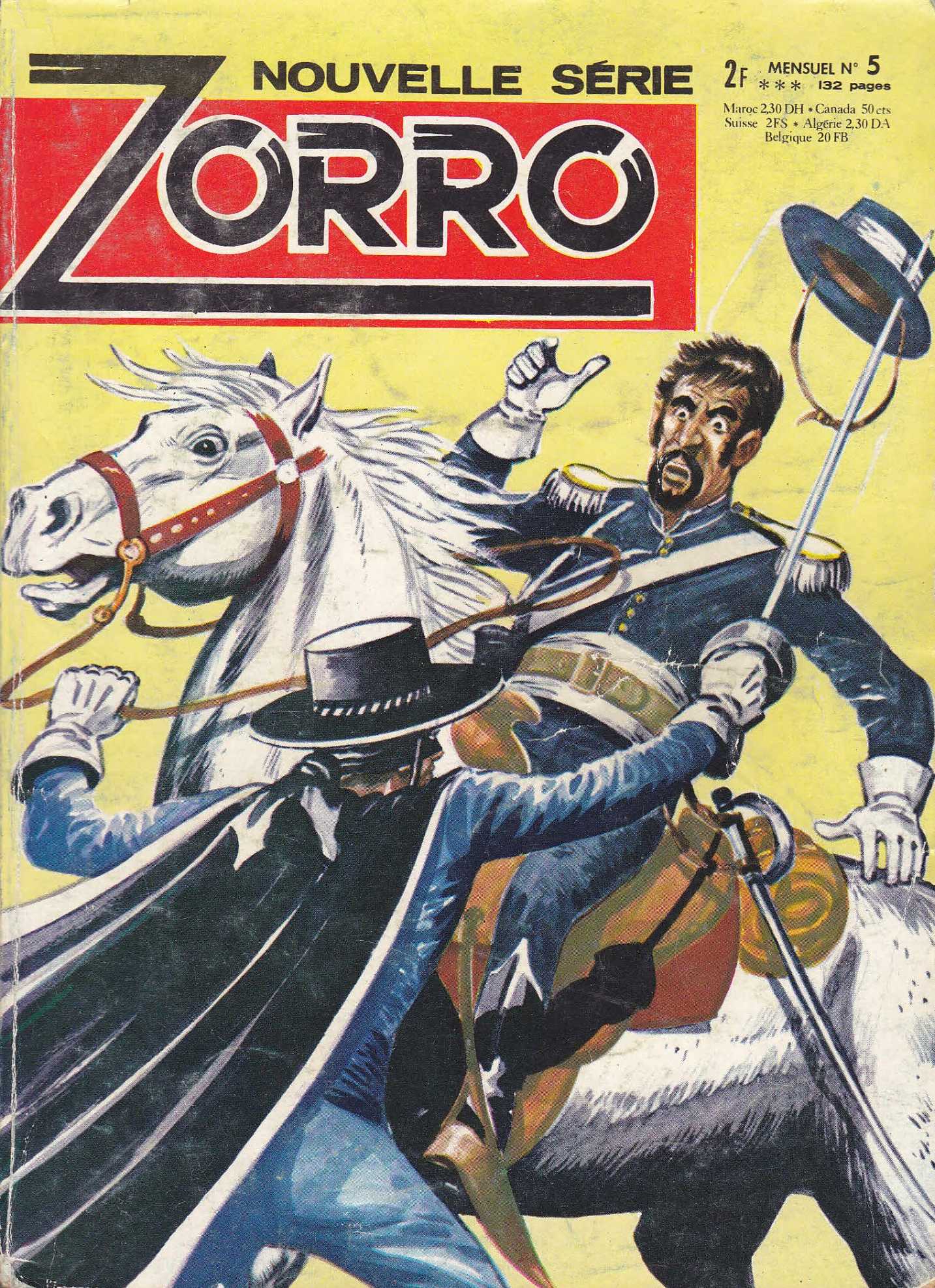 Une Couverture de la Série Zorro SFPI Poche